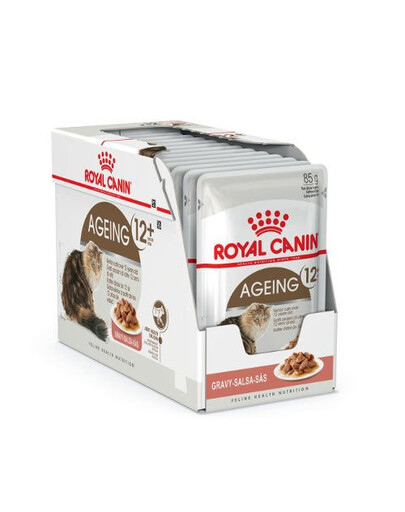 ROYAL CANIN Ageing +12 mokré krmivo pro dospělé kočky v omáčce 12x85g