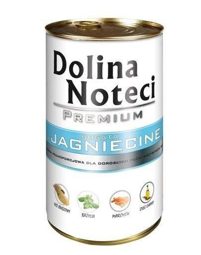 Dolina Noteci Premium jahňacia konzerva pre psov 400 g