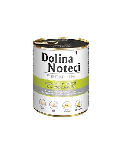 Dolina Noteci konzerva pre psov hus so zemiakmi 800 g