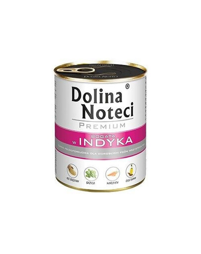 Dolina Noteci Premium Morčacie bohaté 800g - mokré krmivo pre psov bohaté na morčacie mäso