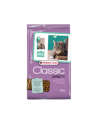 Versele-Laga Classic Cat Variety 4 kg - krmivo pro kočky