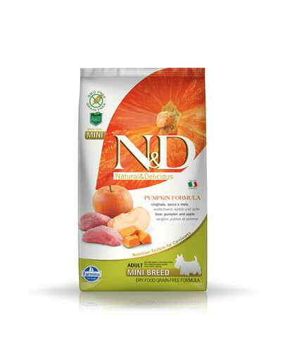 N&D Gf Pumpkin Boar & Apple Adult Mini 2,5 kg