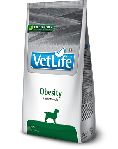 Farmina Vet Life Obesity Dog 12 kg - granule pro psy s nadváhou a diabetem