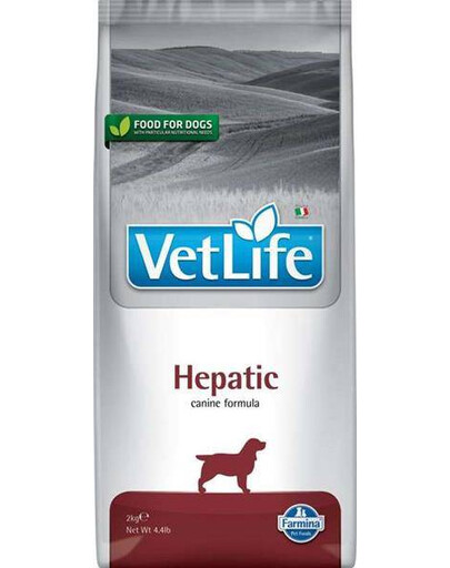 Farmina Vet Life DOG HEPATIC 2 kg - granule pre psov s ochoreniami pečene