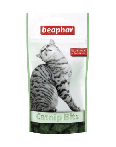 Beaphar Catnip Bits 35g - pamlsky s šantou pro kočky 35g