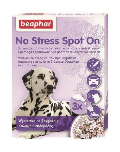 Beaphar no stress spot on pro psy - 3 pipety x 0,7 ml