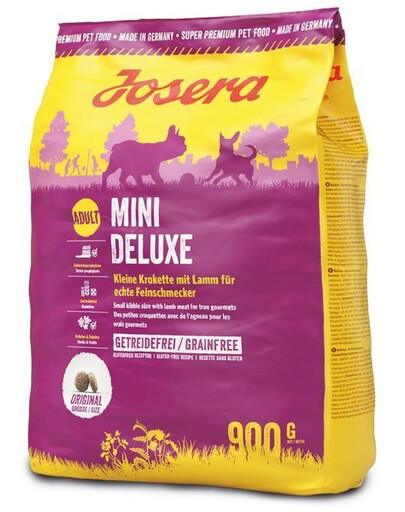 Josera Dog Mini Deluxe 900g granule pre dospelých psov malých plemien