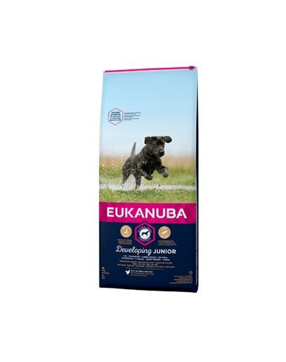 Eukanuba Junior Large Breed Chicken granule pre psov kura 3 kg