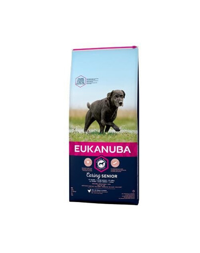 Eukanuba Caring Senior Large Breed Chicken 3kg - suché krmivo pro psy kuře 3kg