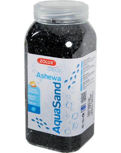 Zolux Aquasand ASHEWA dekoratívny akváriový štrk čierny 750 ml