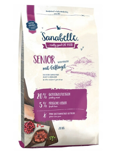 BOSCH Sanabelle Senior granule pre staršie mačky 2 kg