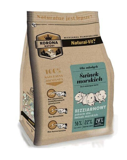 Korona Natura granule pre morča 750 g