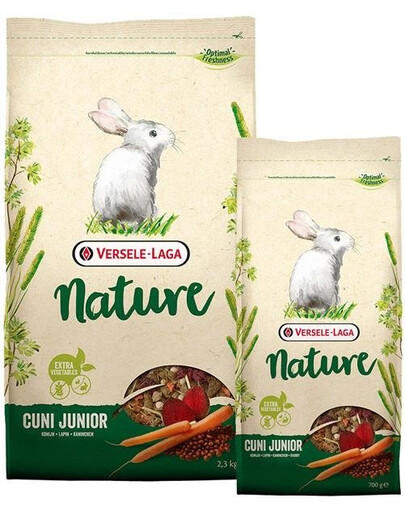 Versele - Laga Nature Cuni Junior 2,3 kg - krmivo pro mladé králíky