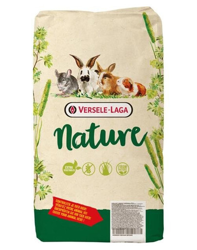 Versele - Laga Nature Chinchilla 2,3 kg - krmná směs pro činčily