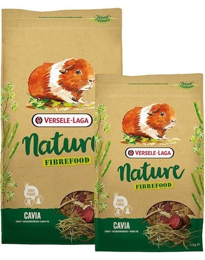 Versele - Laga Nature Fibrefood Cavia 2,75 kg - krmná směs pro citlivé domácí kavalíry