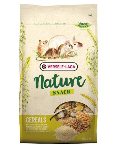 Versele - Laga Nature Snack Cereals 500 g - Cereální snack pro všežravé hlodavce 500 g