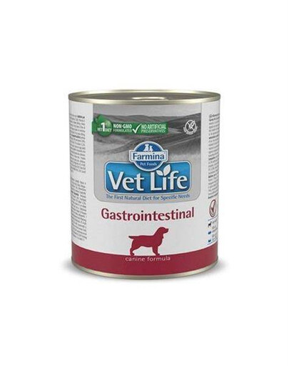 Farmina VET LIFE Natural DIET GASTROINTESTINAL 300g - mokré krmivo pro psy s trávicími problémy