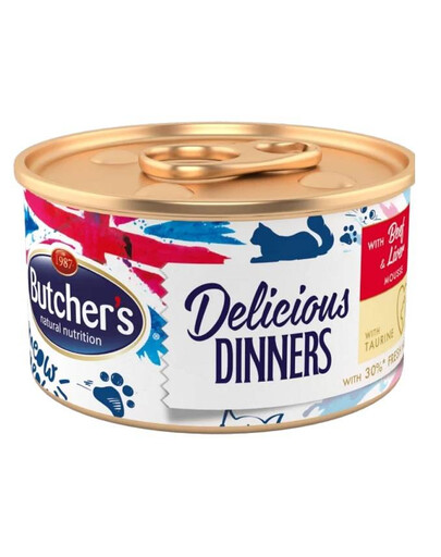 BUTCHER'S Classic Delicious Dinners s pečeňovou a hovädziou penou 85 g
