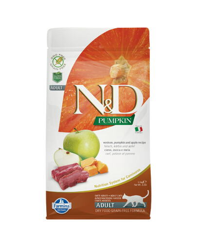 FARMINA N&D Cat Pumpkin Venison & Apple 5Kg