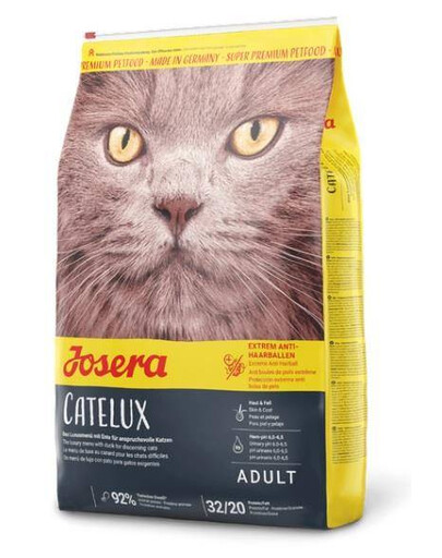 Josera Cat Catelux kačacie a zemiakové pelety 400 g