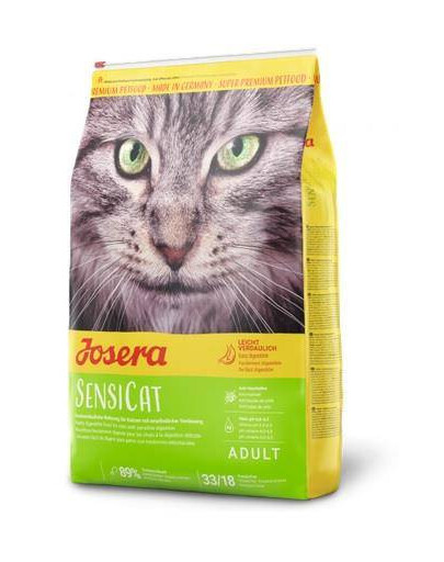 Josera Sensicat granule pre mačky s citlivým tráviacim systémom 400 g