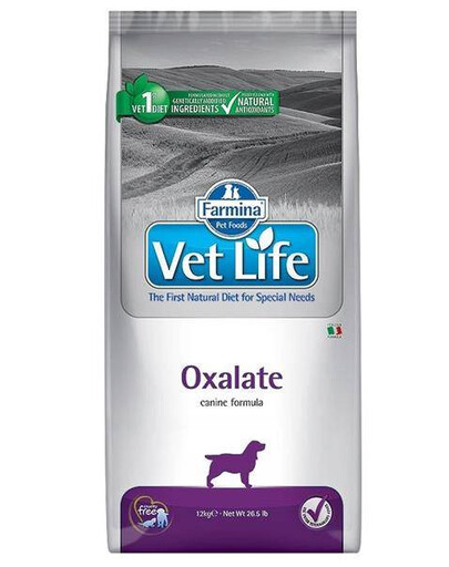 FARMINA Vet Life Dog Oxalate (Urinary) 12kg - suché krmivo pre psy s poruchami močových ciest 12kg.