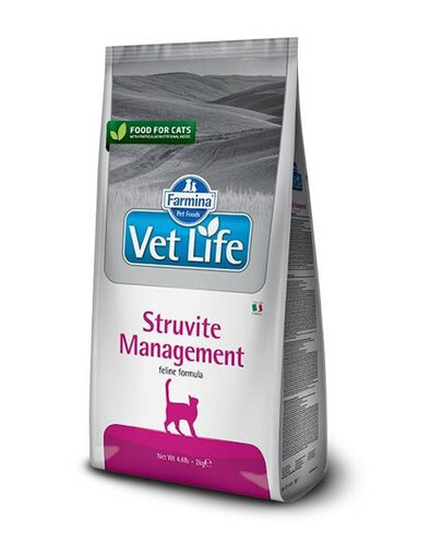 Farmina Vet Life Struvite Management Cat granule pre mačky na cystitídu 5 kg