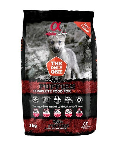  Alpha Spirit Puppies Complete Dry Food 3 kg granule pre šteňatá s hydinou