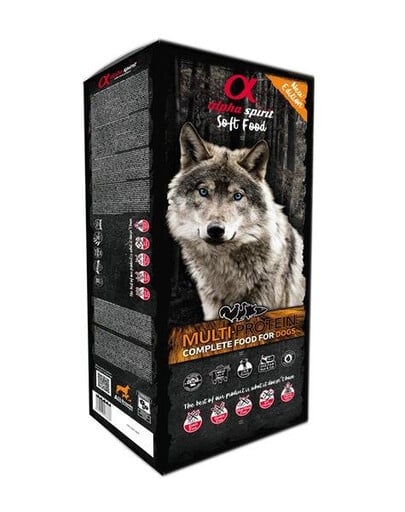 Alpha Spirit Multiprotein 9 kg - měkké granule pro psy