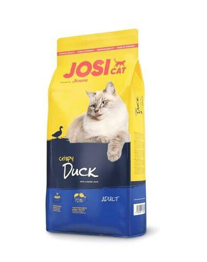 Josera JosiCat Crispy Duck granule pre dospelé mačky 10 kg