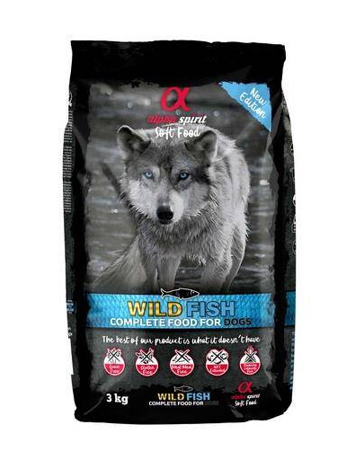WILD FISH kompletné mäkké krmivo pre psov 3 kg