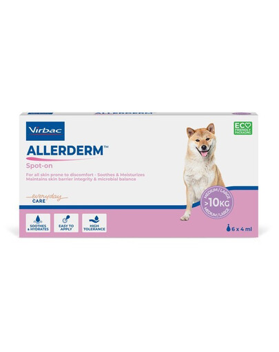 VIRBAC Allederm Spot-on 4 ml pre stredné a veľké psy (>10 kg) x 6 pipiet