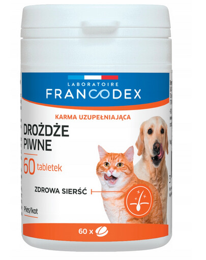 Francodex Pivní kvasinky pro psy a kočky 60 tablet