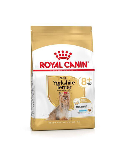  Royal Canin Yorkshire +8, 3 kg granule pre staršie yorkšírske teriéry