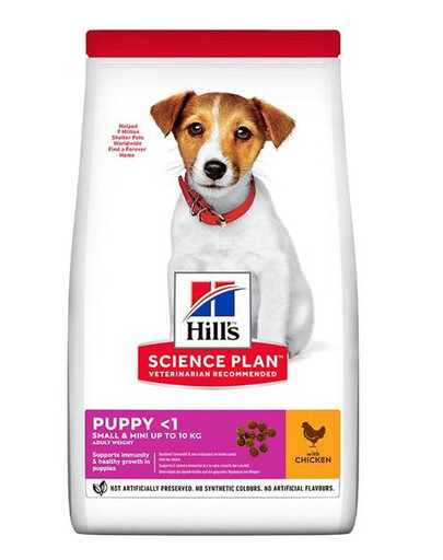 HILL'S Science Plan Canine Puppy Small & Mini Chicken granule pre šteňatá malých plemien 3 kg