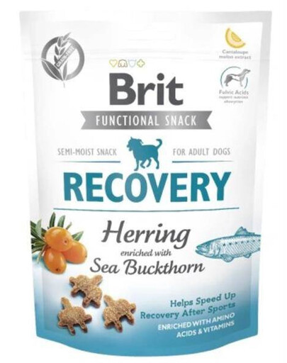 Brit care dog funkčný snack recovery herring maškrty pre aktívnych psov 150 g