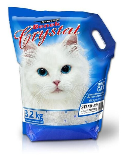 Certech Super Benek Crystal 3,2 kg - silikonové stelivo pro kočky 3,2 kg