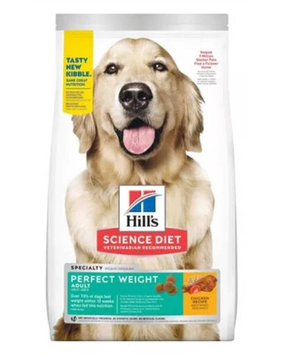 HILL'S Science Plan Adult 1+ Perfect Weight granule pre dospelých psov s 12 kg kuracím mäsom