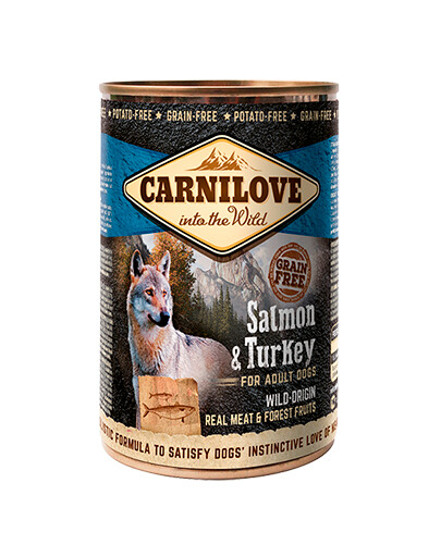 Carnilove Wild Meat Salmon & Turkey 400g - granule pre psov losos morka 400g