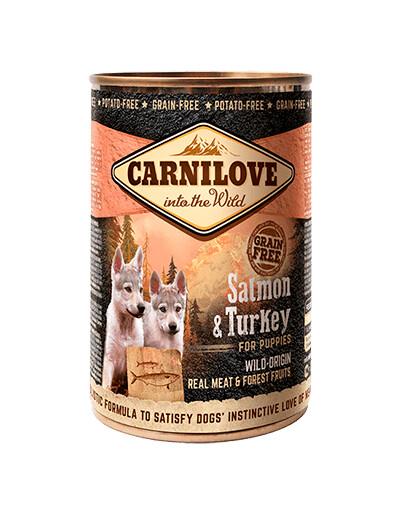 Carnilove Wild Meat Salmon & Turkey Puppies 400g - granule pro štěňata losos krůta 400g