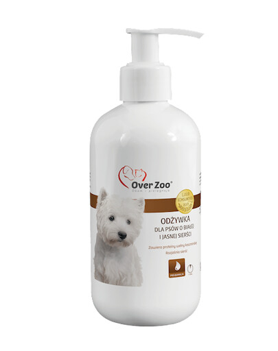 Over Zoo kondicionér pre biele a svetlé srsti 240 ml