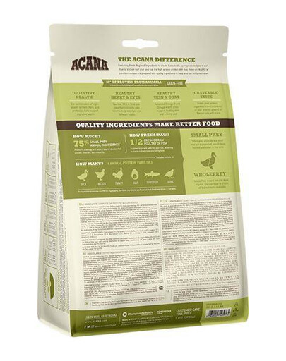  ACANA Grasslands Cat 1,8 kg granule pre mačky bez obilnín s mäsovou príchuťou