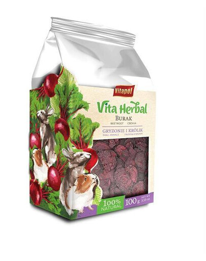 Vita Herbal pre hlodavce a králiky, červená repa 100 g