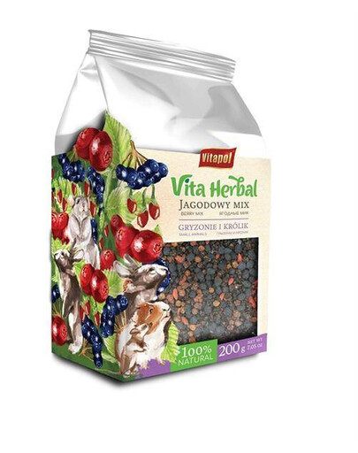 Vita Herbal pre hlodavce a králiky, čučoriedkový mix 200 g