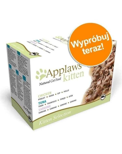 Applaws Natural Cat Food Kitten 6 x 70g - mokrá směs pro koťata 6x70g