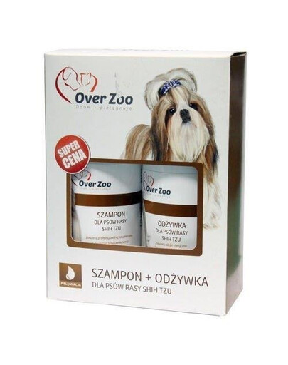 Over Zoo pre rasu Shih-Tzu dvoch šampón 250 ml+kondicionér 250 ml