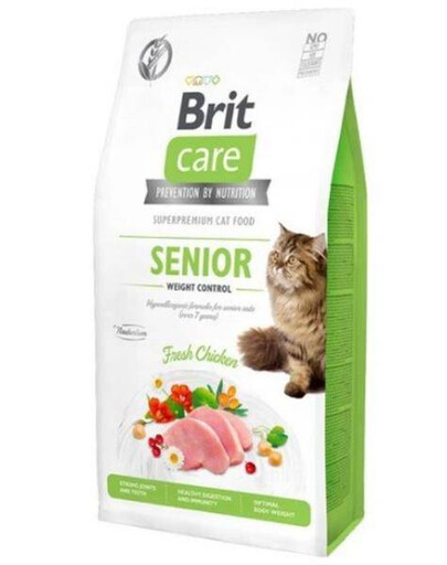 Brit Care Cat Grain Free Senior 400 g - granule pro starší kočky nad 7 let
