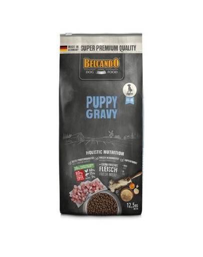 BELCANDO Puppy Gravy 12,5 kg granule pre šteňatá do 4 mesiacov