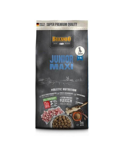 BELCANDO Junior Maxi L-XL 1 kg granule pre psy veľkých plemien od 4 mesiacov veku