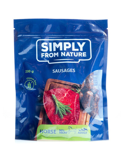 SIMPLY FROM NATURE prírodné párky s konským mäsom 200 g